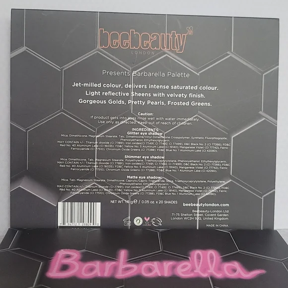 BeeBeauty London Barbarella Eyeshadow Palette - Picture 7 of 8